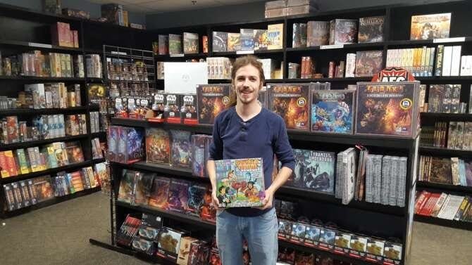 Comic book store in Fargo Paradox Comics-N-Cards