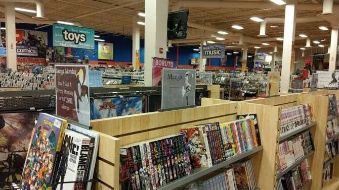 Comic book store in Joplin Vintage Stock