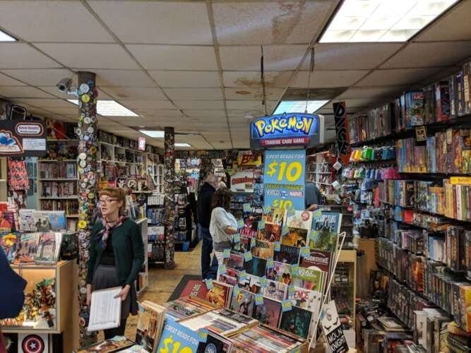 Comic book store in Somerville Comicazi