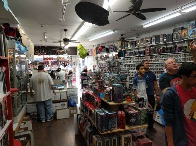 Comic book store in Flushing Royal Collectibles