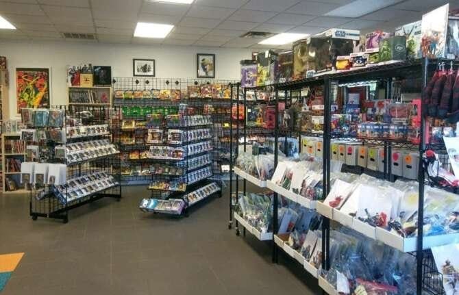 Comic book store in Leonia Anthony's Comic Books Original Art & Collectibles Retail Store