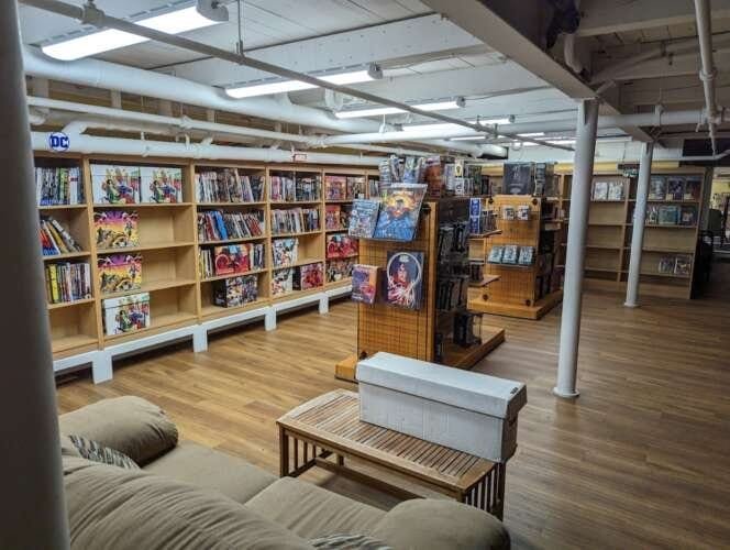 Comic book store in Brunswick Midcoast Comics