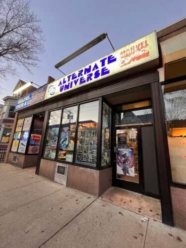 Comic book store in New Haven Alternate Universe Comic book store in New Haven Alternate Universe