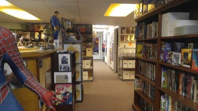 Comic book store in Wallingford D J's Comics & Cards