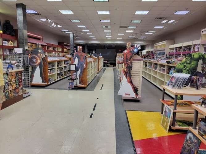 Comic book store in Marion Thunderfury Comics