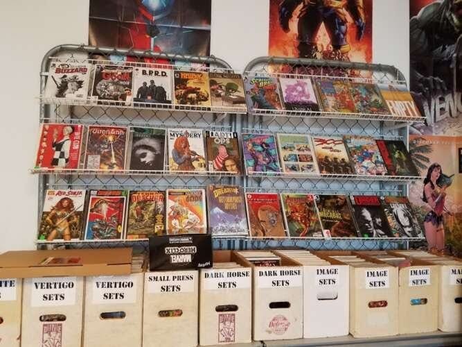 Comic book store in Sheffield Comics Are Go