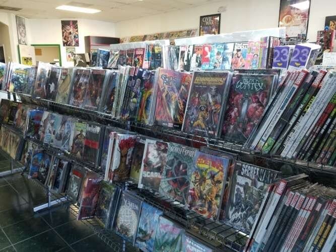 Comic book store in Tampa Yancy Street Comics