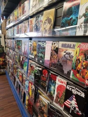 Comic book store in Cheyenne Olympus Games