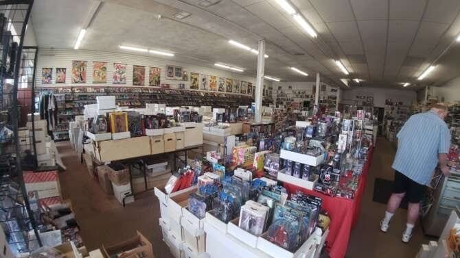 Comic book store in Cincinnati Maverick's Comics