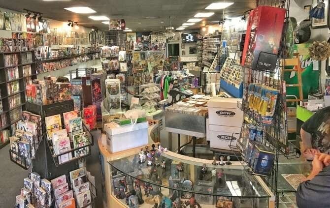Comic book store in Mesa Gotham City Comics