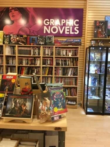 Comic book store in Manchester Newbury Comics Manchester Connecticut