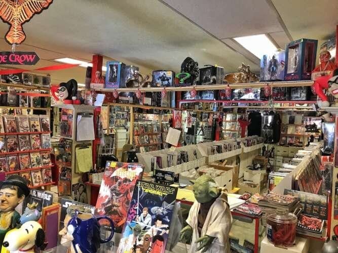 Comic book store in Las Vegas Velvet Underground