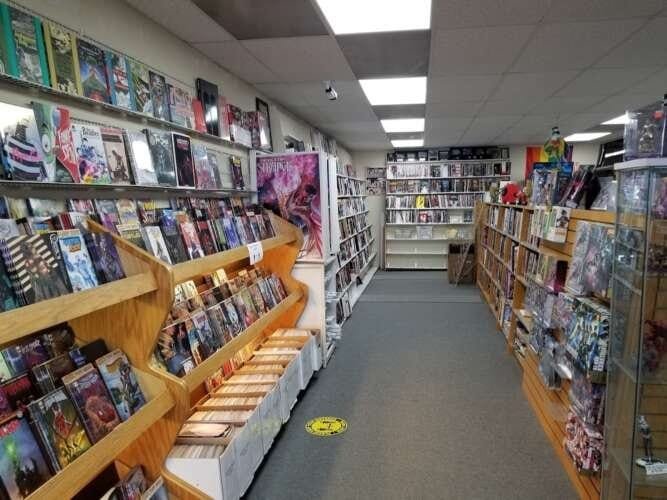 Comic book store in Castro Valley Crush Comics