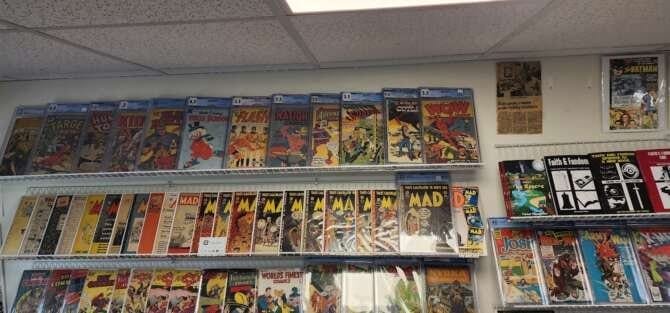 Comic book store in Asheboro More Fun Comics Studio