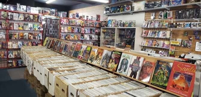 Comic book store in Cranston The Time Capsule
