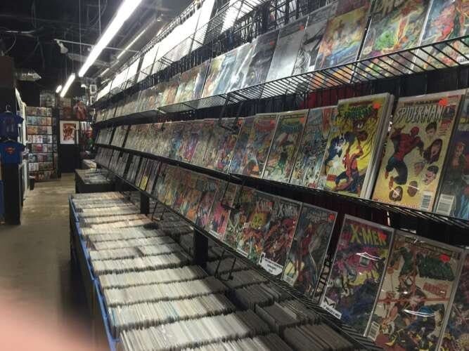 Comic book store in Vestal Sound Go Round