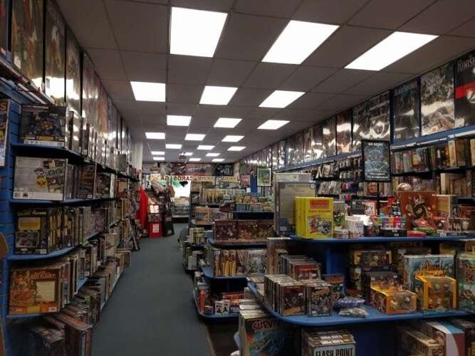 Comic book store in Ames Mayhem Collectibles