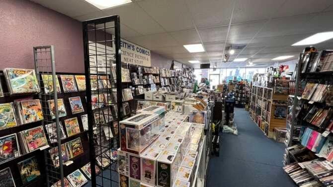 Comic book store in Dallas Keith's Comics