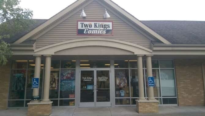 Comic book store in Victor Two Kings Comics