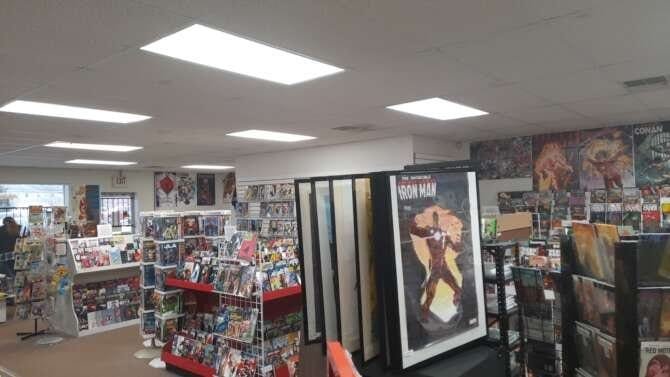 Comic book store in Toledo Monarch Comics