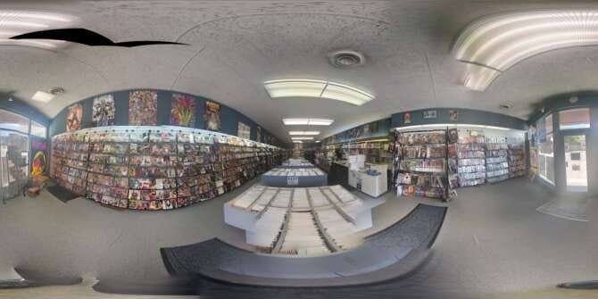 Comic book store in Lincoln Trade-A-Tape Comic Center