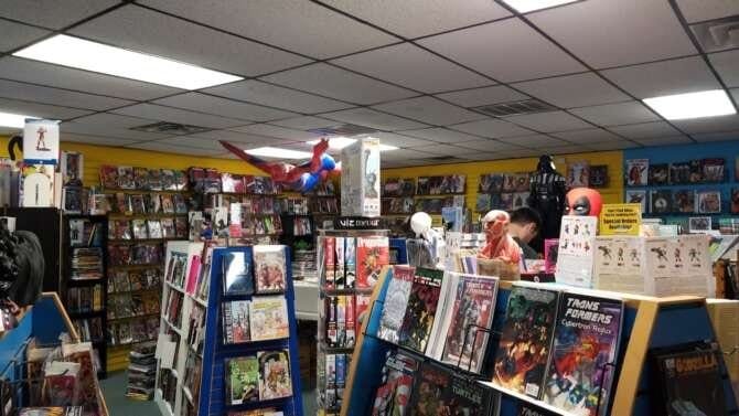 Comic book store in Oklahoma City Atomik Pop!