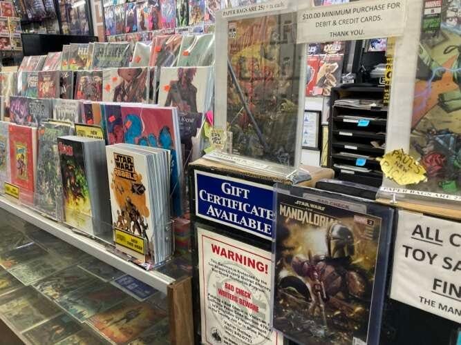 Comic book store in Northridge Continental Comics