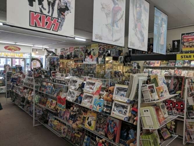 Comic book store in Salem Harrison's Comics Comic book store in Salem Harrison's Comics