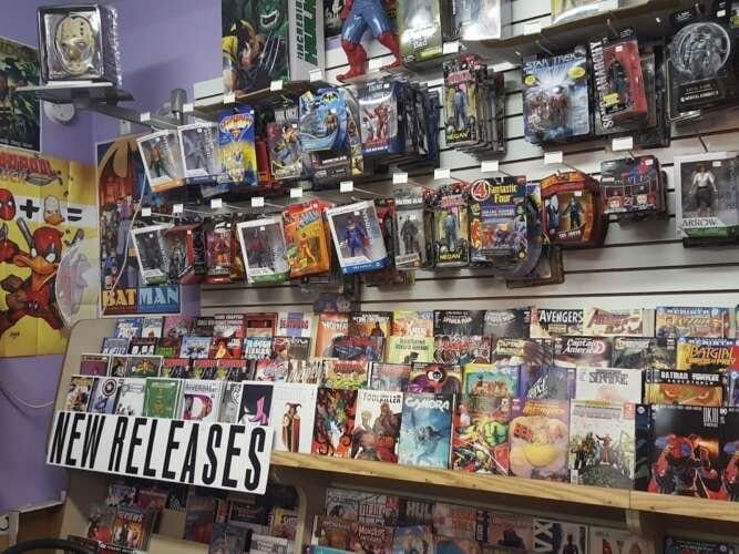 Comic book store in Griffith Creative Comics