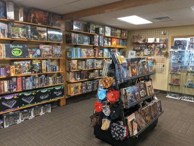 Comic book store in Mason City Now & Then