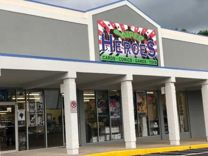 Comic book store in Newnan Super Heroes Comics Cards and Games