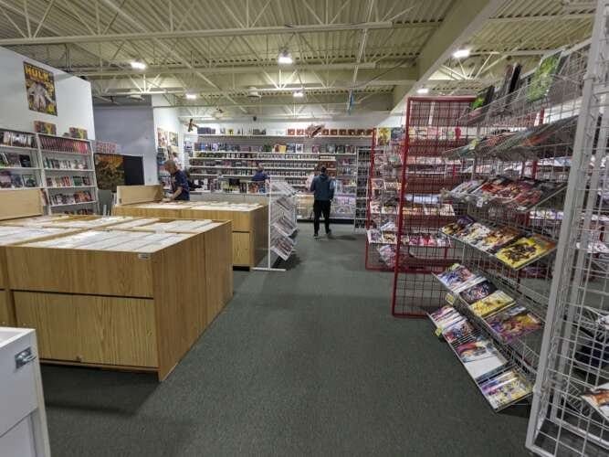 Comic book store in Indianapolis Mage's Comics and Games