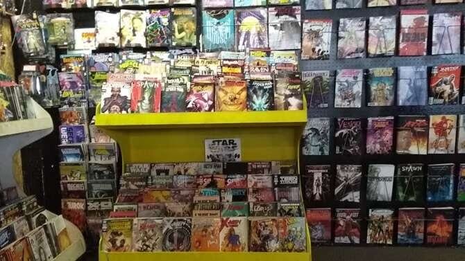 Comic book store in Schenectady Electric City Comics