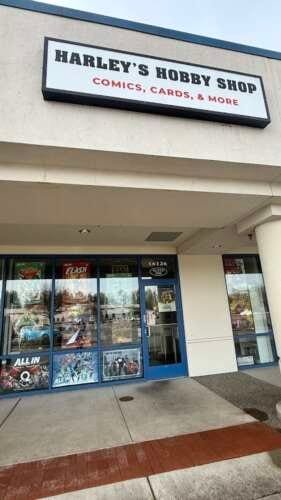 Comic book store in Puyallup Harley's Hobby Shop