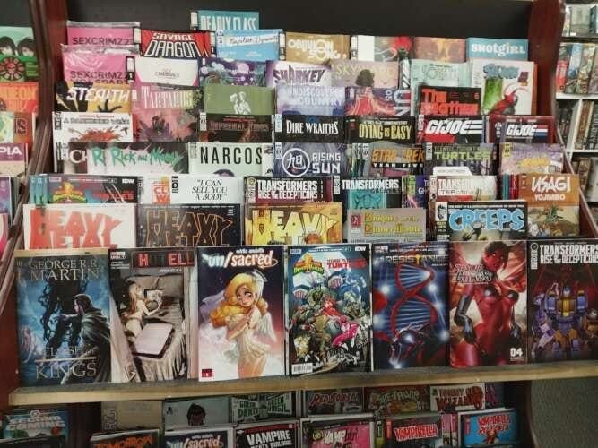 Comic book store in Lawrence Game Nut Entertainment
