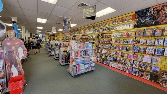 Comic book store in Putnam Wonderland Comics