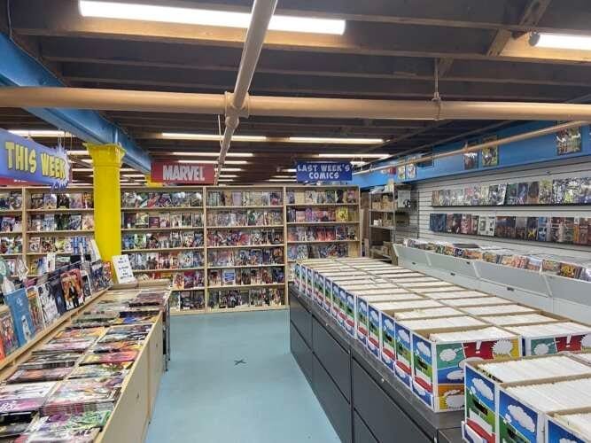 Comic book store in Portland Casablanca Comics