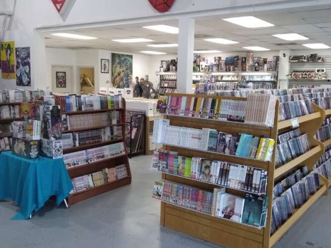 Comic book store in Buford Galactic Quest