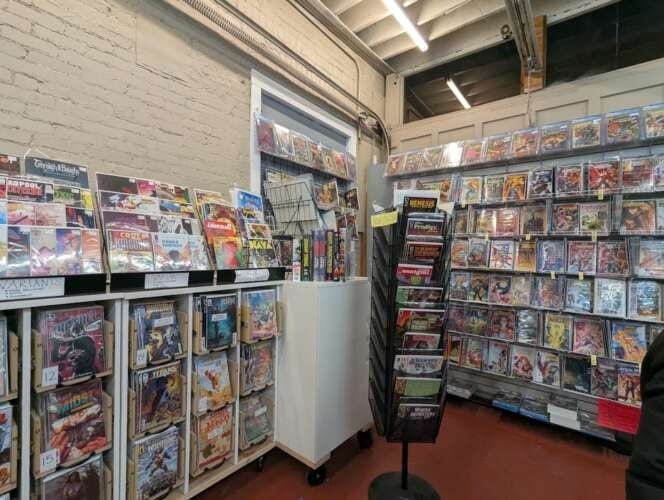 Comic book store in Kansas City Crossroads Comics and Art