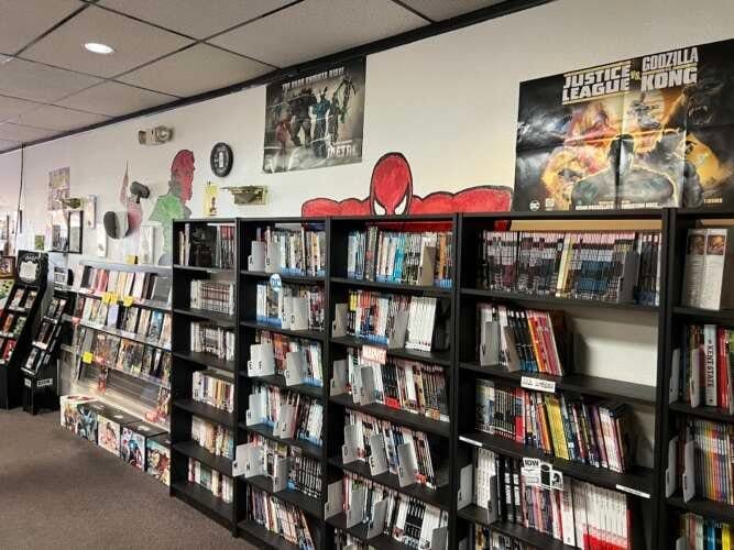 Comic book store in Flagstaff Cab Comics