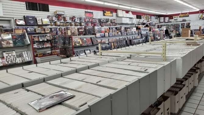 Comic book store in Florence Comic Book World Inc.