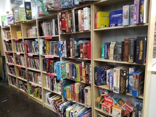 Comic book store in Phoenix Collectors Marketplace