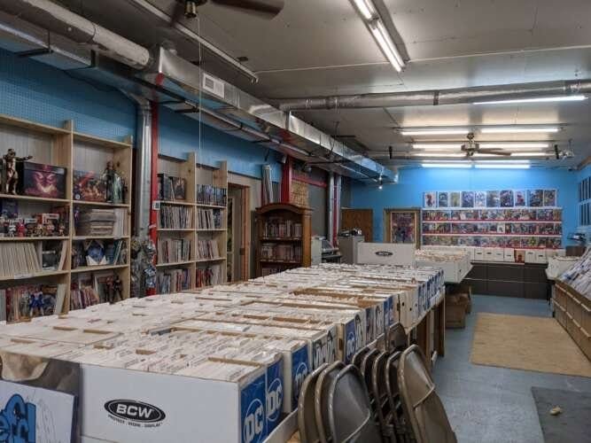 Comic book store in Hartford Rabbit Hole-Comics