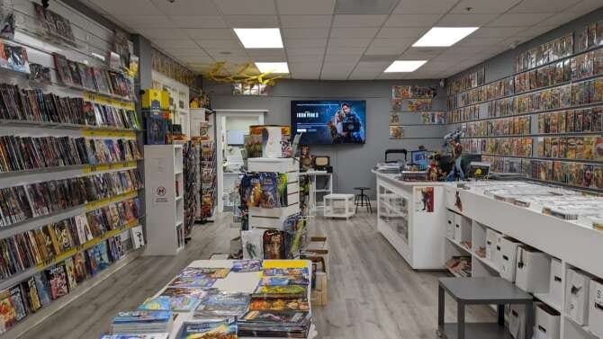 Comic book store in Los Gatos Bronze Age Bat Cave