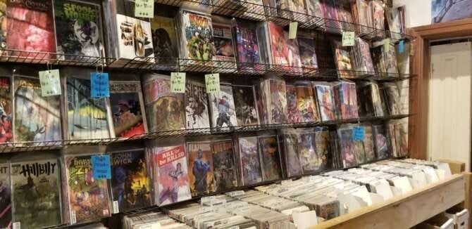 Comic book store in Suisun City Waterfront Comics