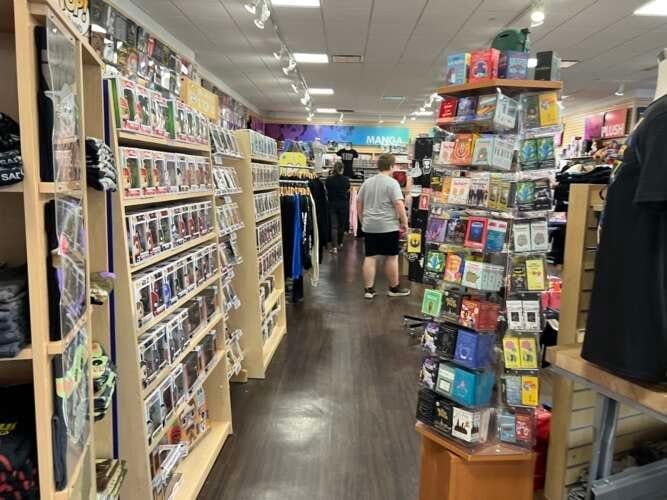 Comic book store in Danbury Newbury Comics Danbury Connecticut