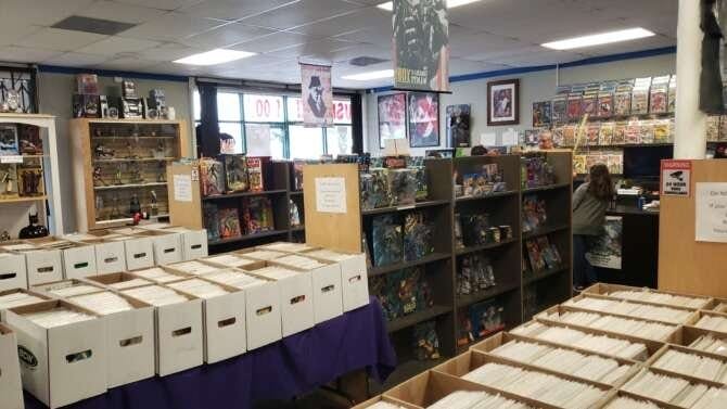 Comic book store in Stockton Grapevine Comics & Cards