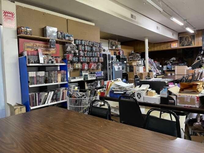 Comic book store in Lafayette Castle Comics and Games