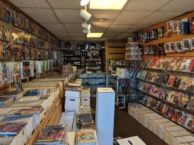 Comic book store in Union Clockwork Comics & Cards