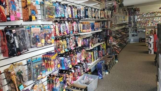 Comic book store in Louisville Pop's Comics & Collectibles